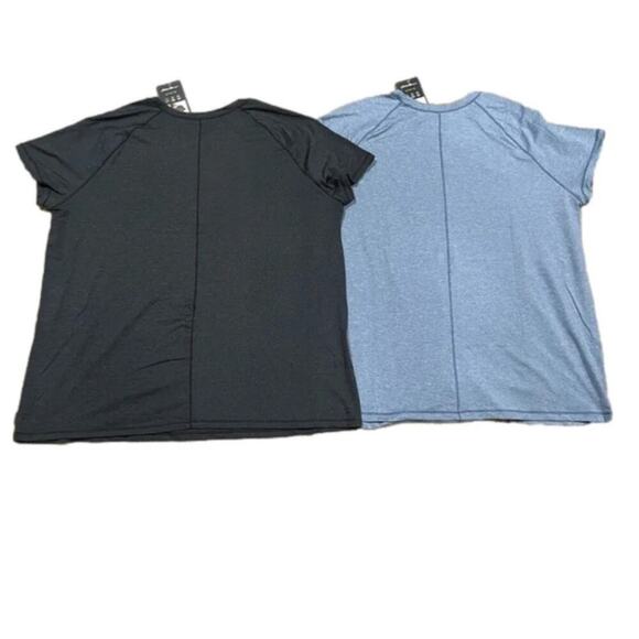 Eddie Bauer Women's Active Shirt Tee’s Size XL Black & Blue NWT - Picture 5 of 10